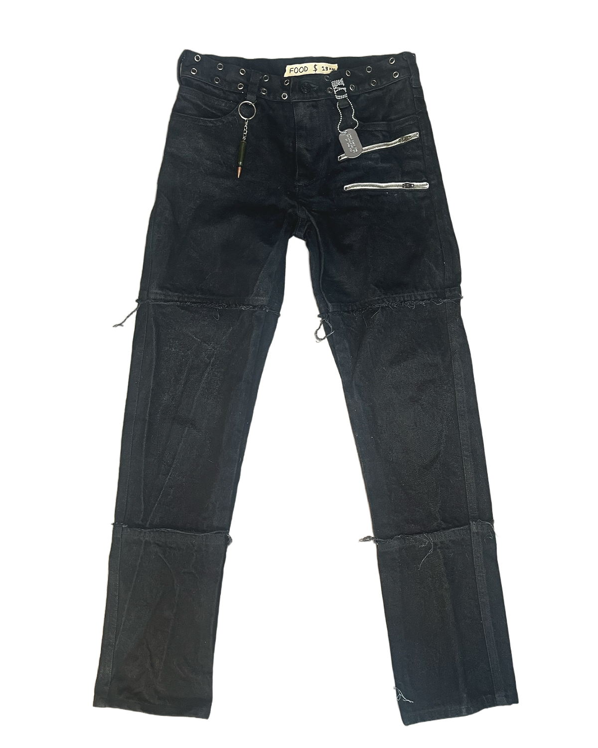 DOUBLE ZIPPER POCKET PANTS