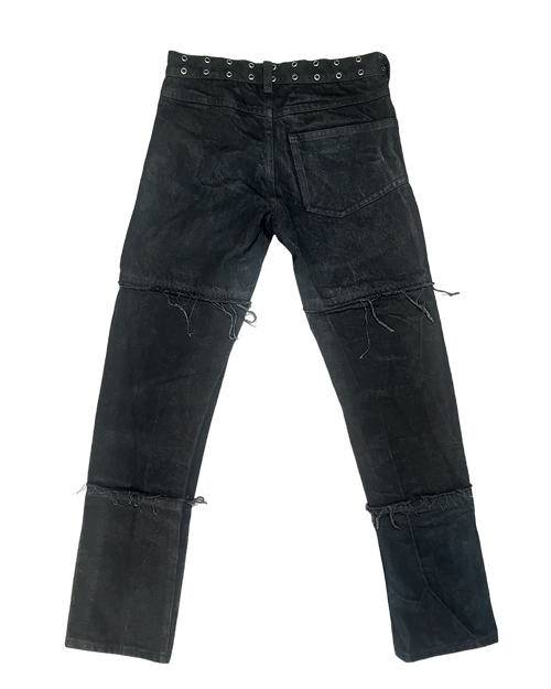 DOUBLE ZIPPER POCKET PANTS